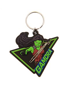 Guardians Of The Galaxy Gamora PVC Keyring Maznun Football