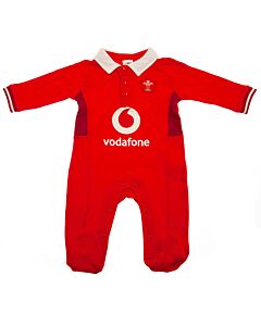 Wales RU Sleepsuit 6/9 mths SP Maznun Football