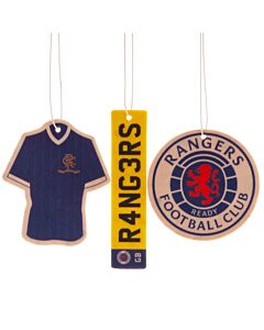 Rangers FC 3pk Air Freshener Maznun Football
