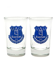 Everton FC 2pk Shot Glass Set Maznun Football