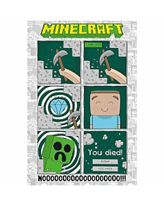 Minecraft Poster Last Diamond 14 Maznun Football