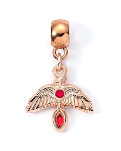 Harry Potter Rose Gold Plated Fawkes Charm Maznun Football