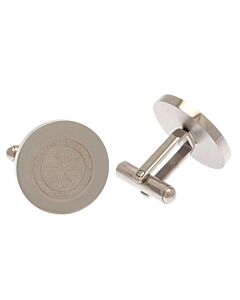Celtic FC Stainless Steel Round Cufflinks Maznun Football