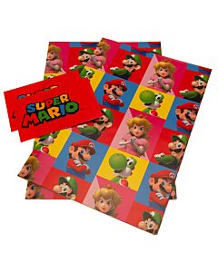 Super Mario Gift Wrap Maznun Football