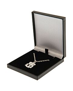 Liverpool FC Silver Plated Boxed Crest Pendant Maznun Football