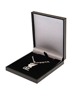 Liverpool FC Silver Plated Boxed Liverbird Pendant Maznun Football