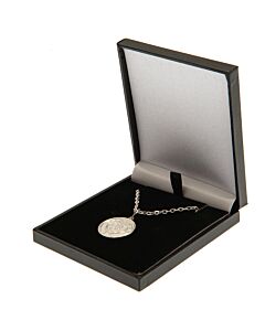 Manchester City FC Silver Plated Boxed Pendant Maznun Football