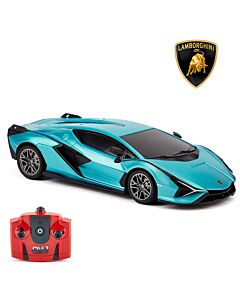 Lamborghini Sian Radio Controlled Car 1:24 Scale Blue Maznun Football