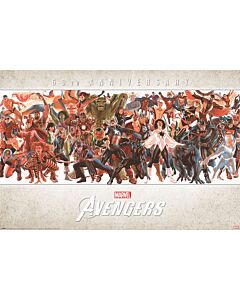 Avengers Poster 60th Anniversary 259 Maznun Football