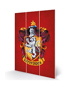 Harry Potter Gryffindor Wood Print Maznun Football