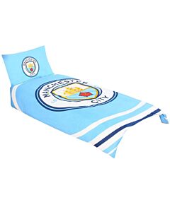 Manchester City FC Pulse Single Duvet Set Maznun Football