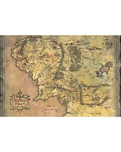 The Lord Of The Rings Poster Middle Earth 192 Maznun Football