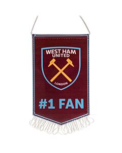 West Ham United FC No.1 Fan Mini Pennant Maznun Football