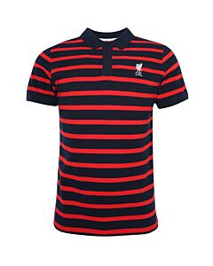 Liverpool FC Stripe Polo Mens Small Maznun Football