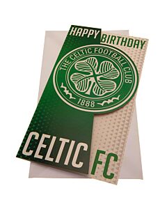 Celtic FC Crest Birthday Card Maznun Football