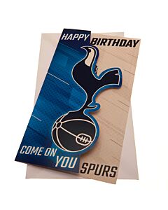 Tottenham Hotspur FC Crest Birthday Card Maznun Football