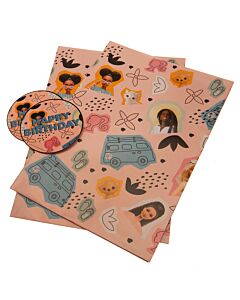 Barbie Gift Wrap Maznun Football