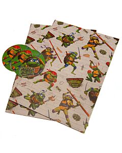 Teenage Mutant Ninja Turtles Gift Wrap Maznun Football