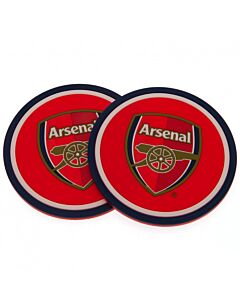 Arsenal FC 2pk Coaster Set Maznun Football