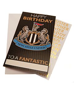 Newcastle United FC Personalised Birthday Card Maznun Football