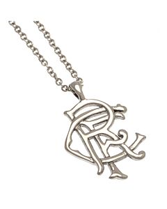 Rangers FC Scroll Crest Stainless Steel Pendant & Chain Maznun Football