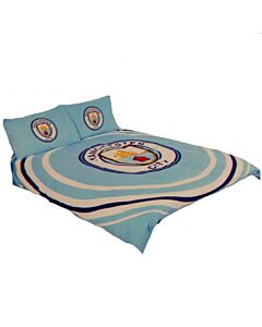 Manchester City FC Pulse Double Duvet Set Maznun Football