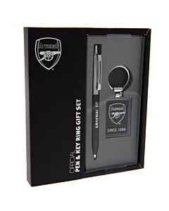Arsenal FC Pen & Keyring Set Maznun Football