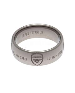 Arsenal FC Super Titanium Ring Medium Maznun Football