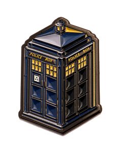 Doctor Who Tardis Pin Badge-TM-04074 Maznun Football