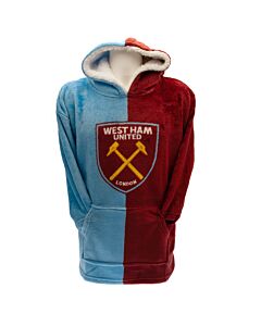 West Ham United FC Poncho Blanket Kids Maznun Football