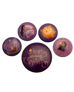 Wish Button Badge Set Maznun Football
