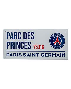Paris Saint Germain FC White Street Sign Maznun Football