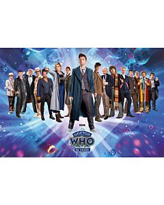 Doctor Who Poster 60th Anniversary 263 Maznun Football