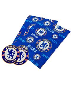 Chelsea FC Text Gift Wrap Maznun Football