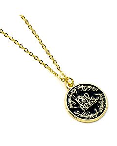 The Lord Of The Rings Gold Plated Logo Necklace Maznun Football