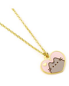Pusheen Gold Plated Heart Necklace Maznun Football