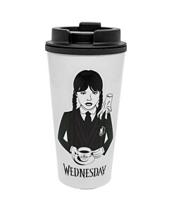 Wednesday Thermal Travel Mug Maznun Football