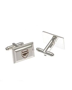 Arsenal FC Silver Plated Cufflinks Maznun Football