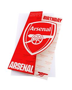 Arsenal FC Crest Birthday Card Maznun Football