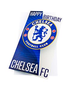 Chelsea FC Crest Birthday Card Maznun Football