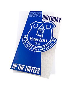 Everton FC Crest Birthday Card Maznun Football