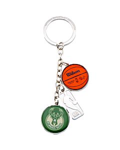 Milwaukee Bucks Charm Keyring-TM-05031 Maznun Football