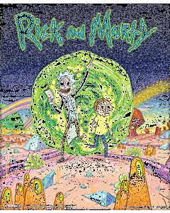 Rick And Morty Framed 3D Picture Maznun Football