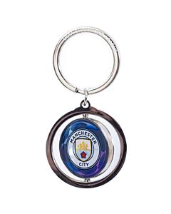Manchester City FC UCL Spinner Keyring Maznun Football