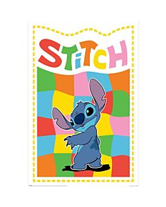 Lilo & Stitch Chequered Poster 235 Maznun Football