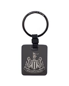 Newcastle United FC Galvanised Keyring Maznun Football