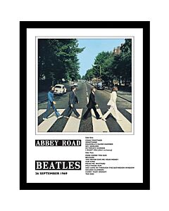 The Beatles Abbey Road Framed Collector Print Maznun Football