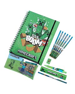 Minecraft Bumper Stationery Set Maznun Football