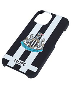 Newcastle United FC iPhone 14 Striped Hard Case Maznun Football