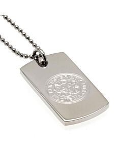 Leicester City FC Engraved Dog Tag & Chain Maznun Football